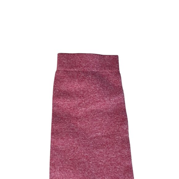 Pink Seamless small Workout Set With Crop Top & High-Waisted Leggings Small 60% - Picture 5 of 10